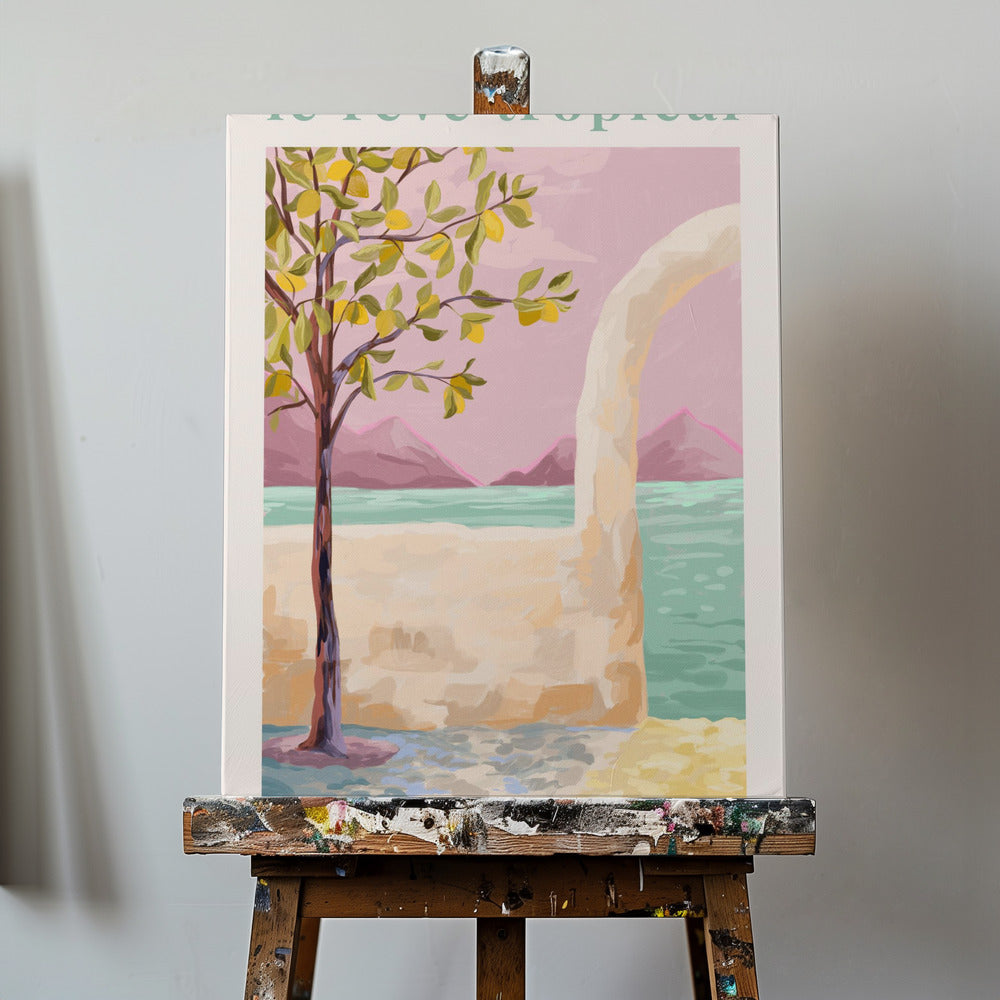 Le Rêve Tropical  - Lemontree | Canvas