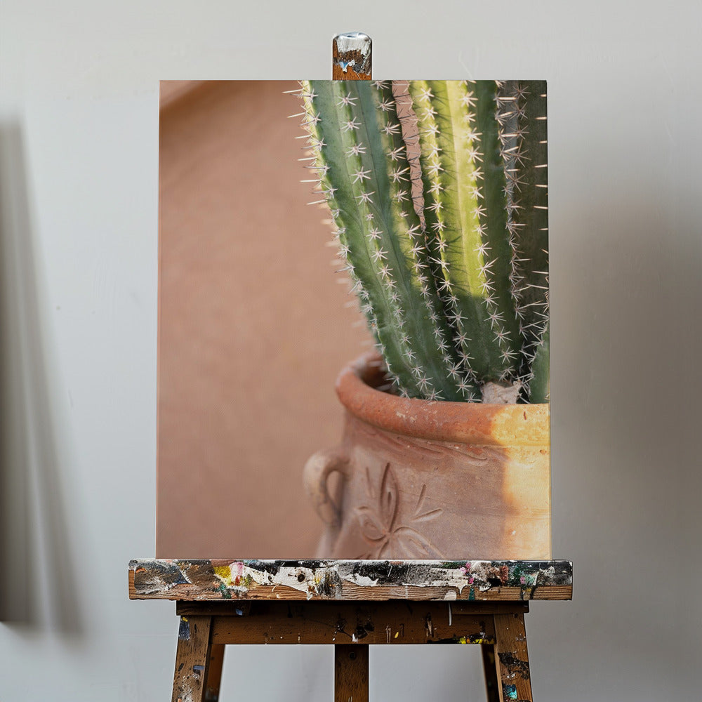 Grönt på orange | Resefotografering i Marrakech | Canvas
