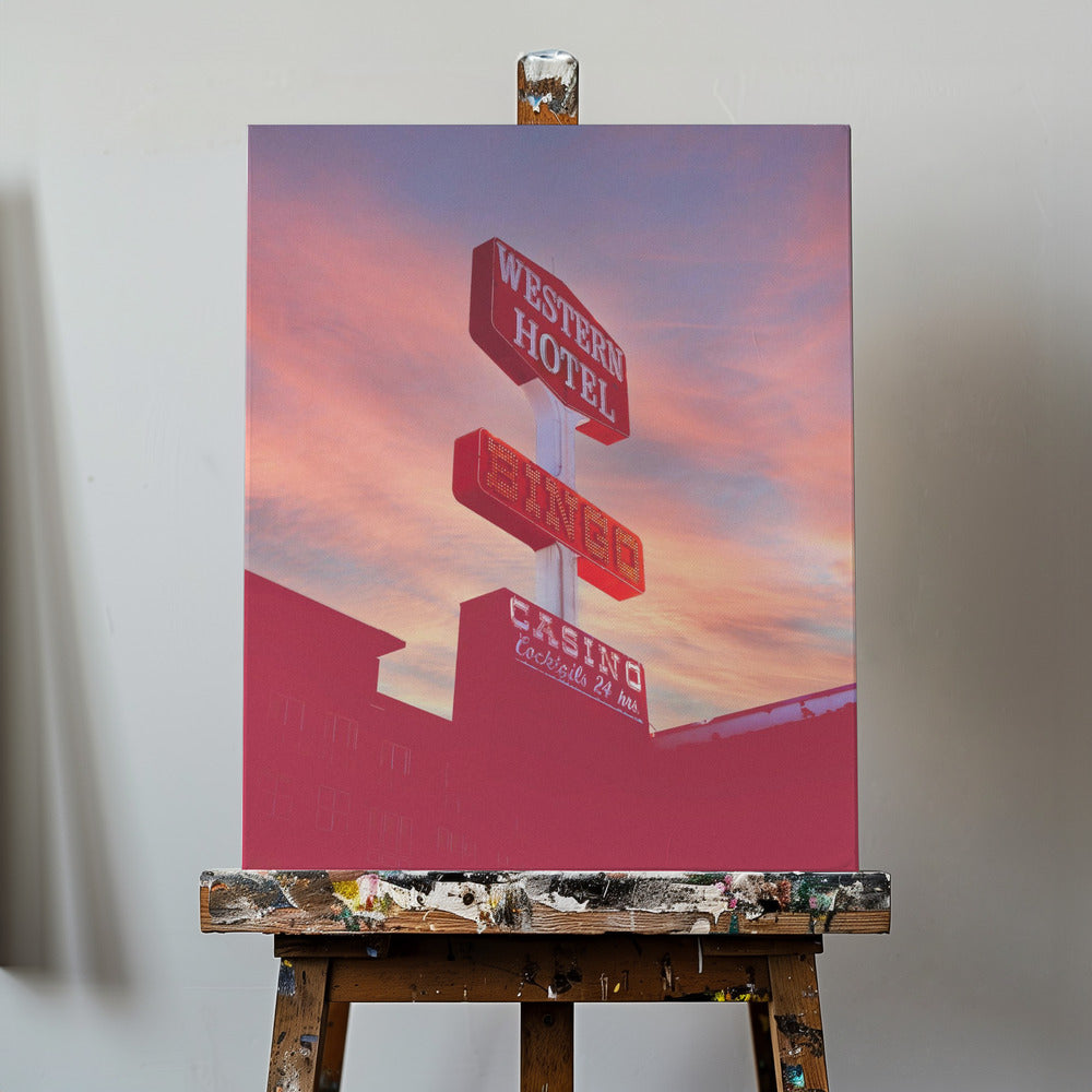 Las Vegas Western Hotel | Lærredsbilleder