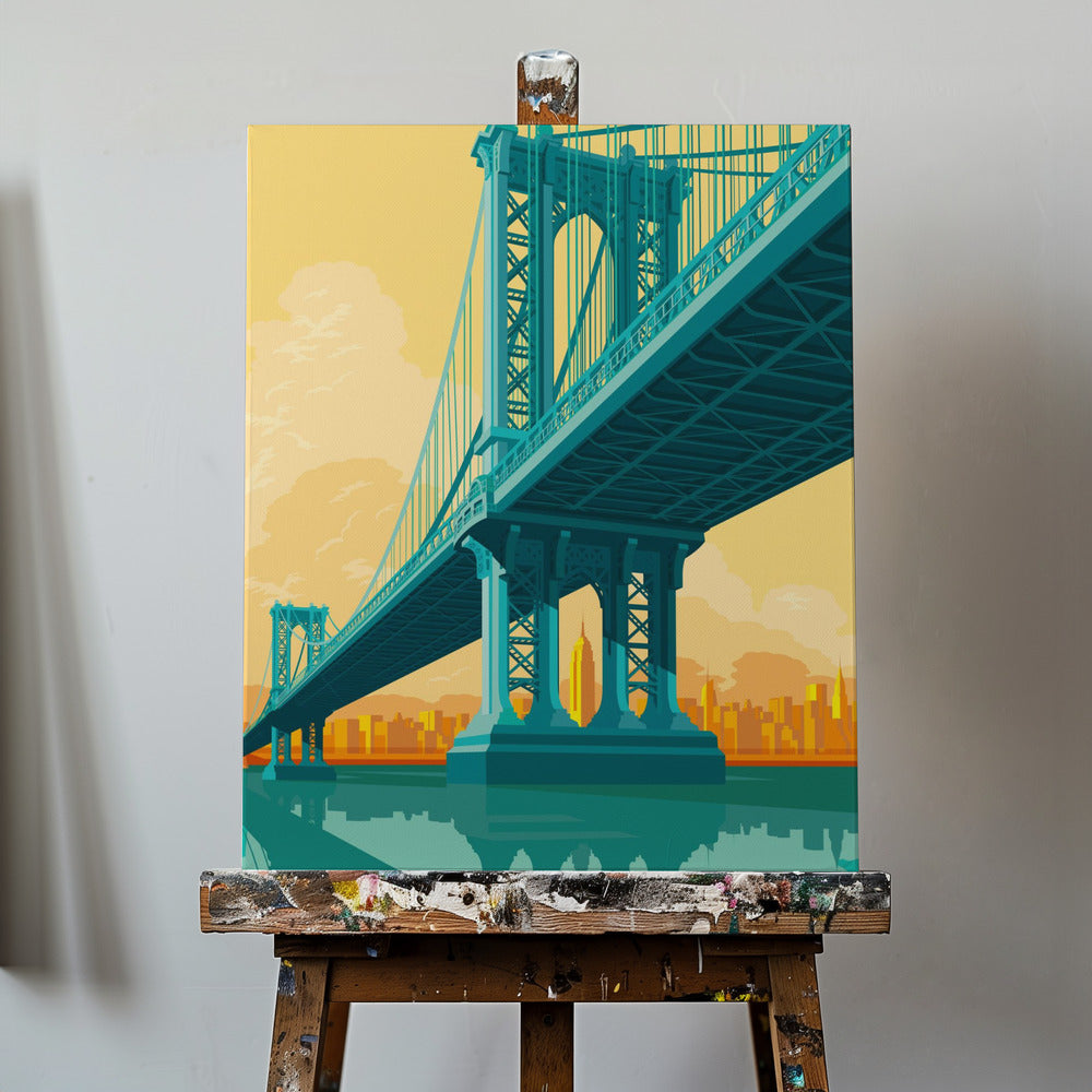 New Yorkin Manhattanin silta | Canvastaulut