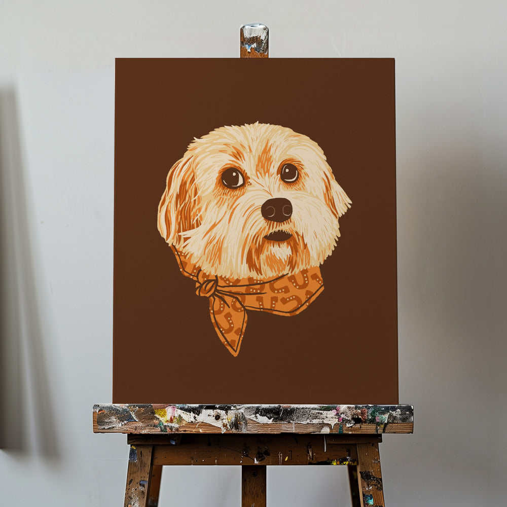Molly de Cowgirl Pup | Canvasprints