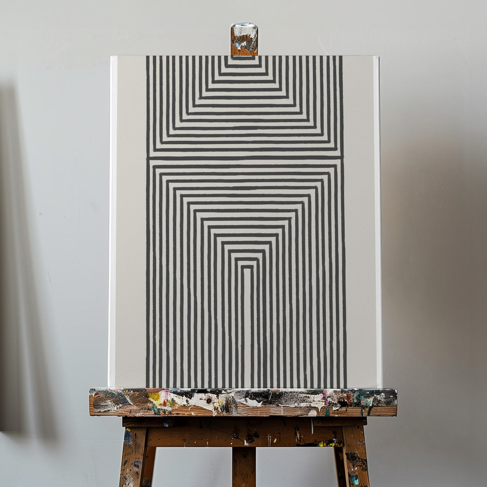 Geometric Echoes | Canvas