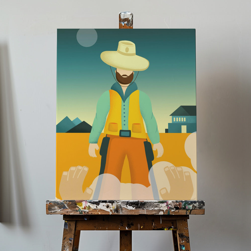Confrontation au lever du soleil | Tableaux sur Toile