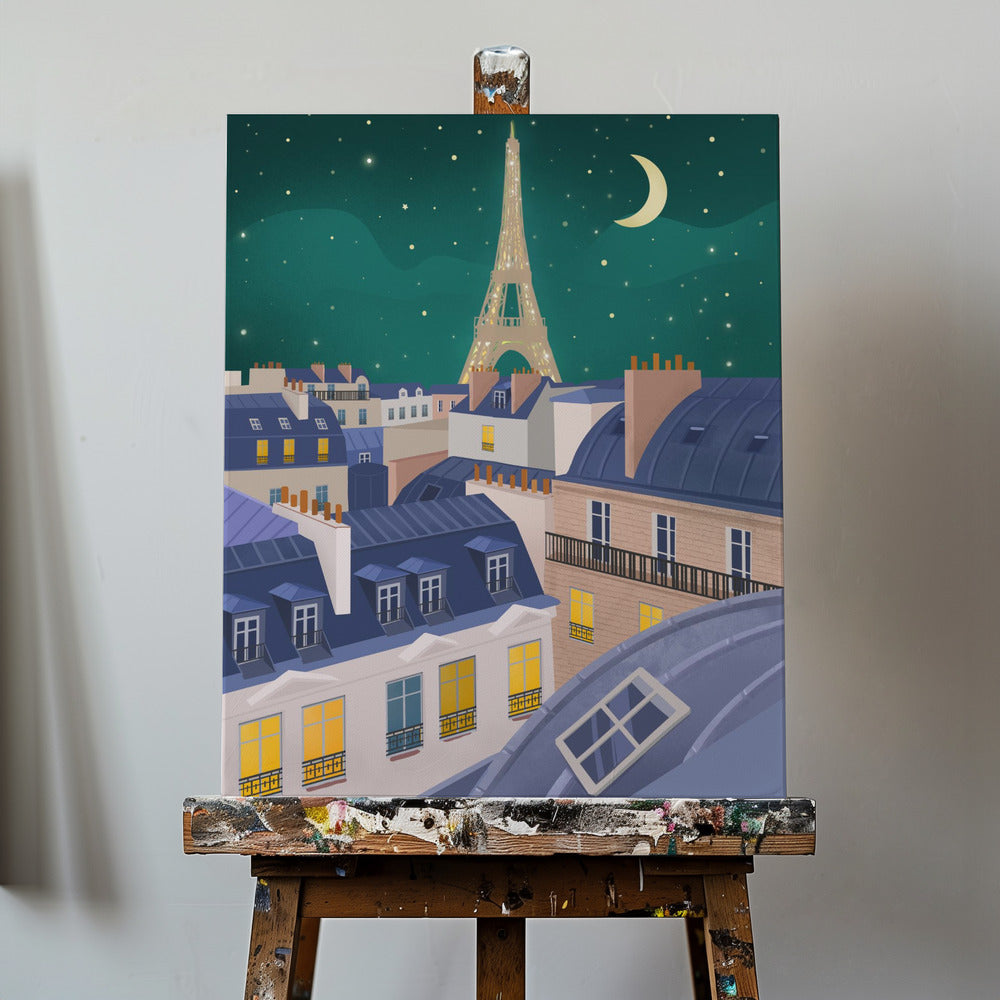 Paris bei Nacht | Leinwand-Bilder
