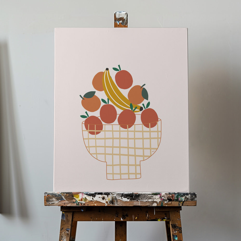 Färgglad fruktskål | Canvas