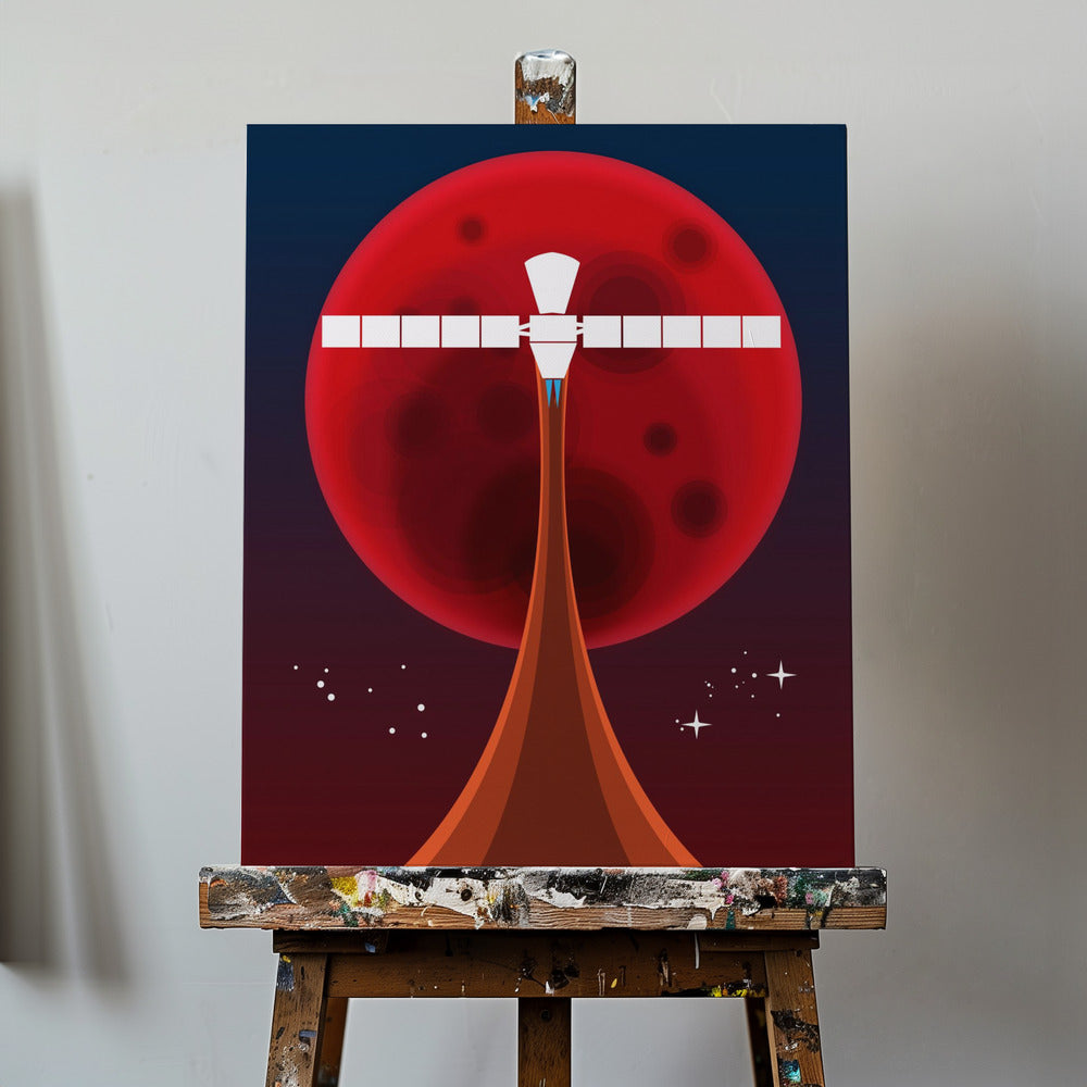 Mars-Weltraumkunst | Leinwand