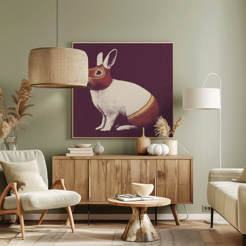 Luchador de conejos | Impresiones en Lienzo
