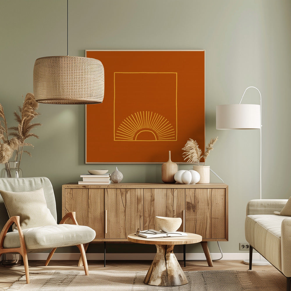 Karamelli Minimal Sun | Canvastaulut