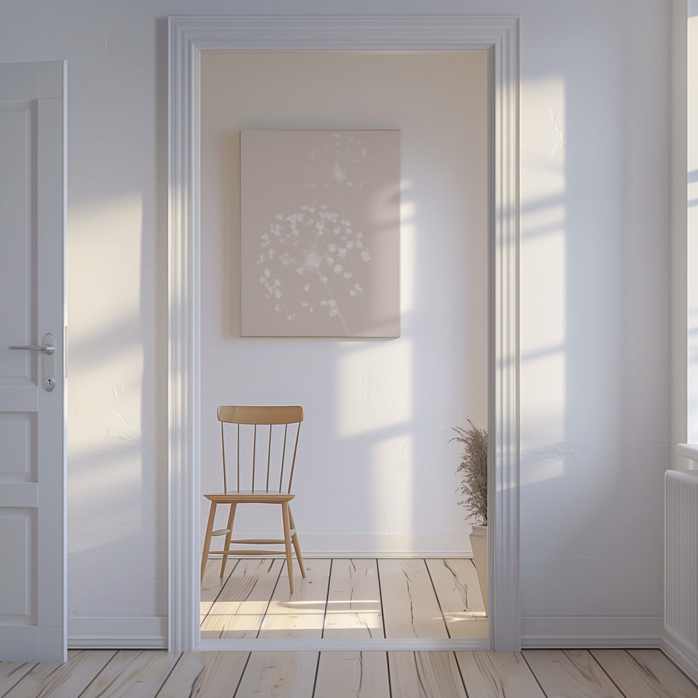 Fleur séchée rose | Tableaux sur Toile