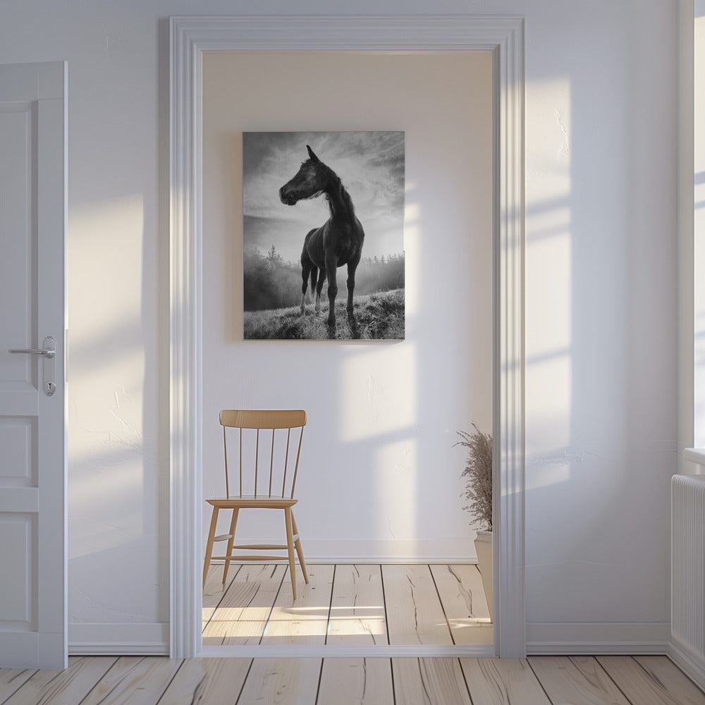 Cavallo retroilluminato | Stampe su Tela