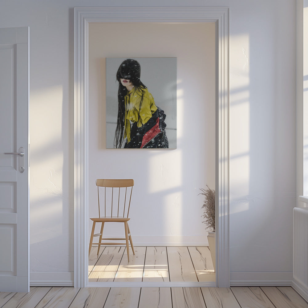 Le début de la neige | Tableaux sur Toile