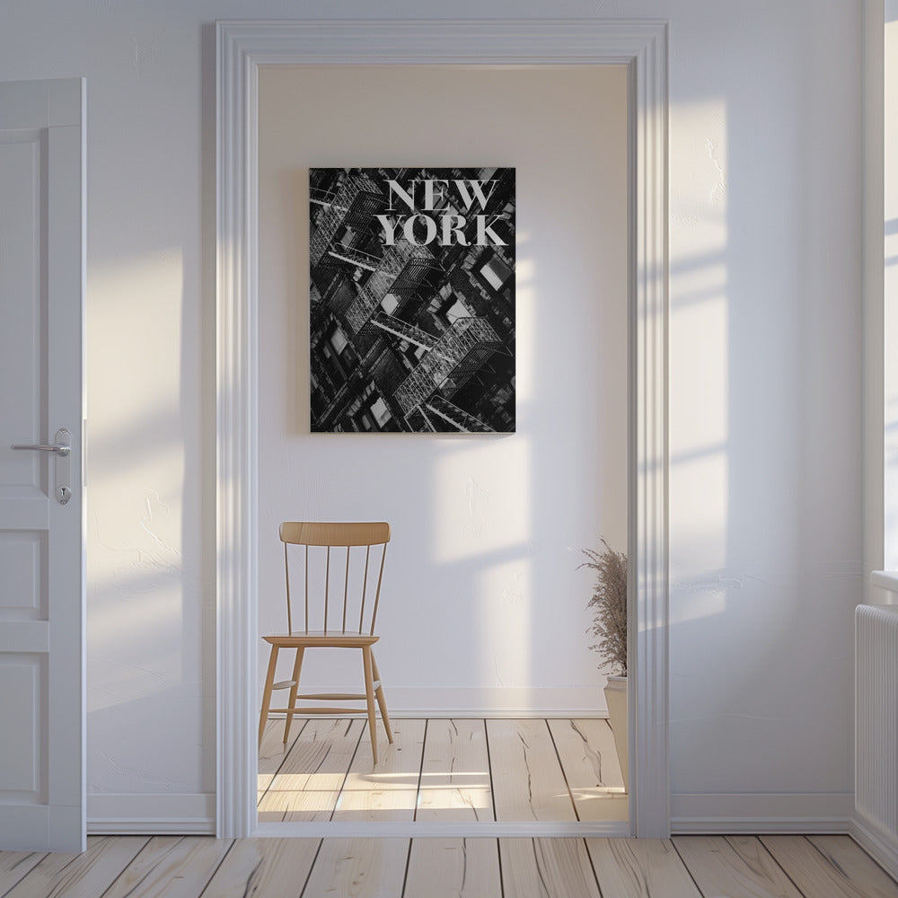 Brandstegar i New York | Canvas