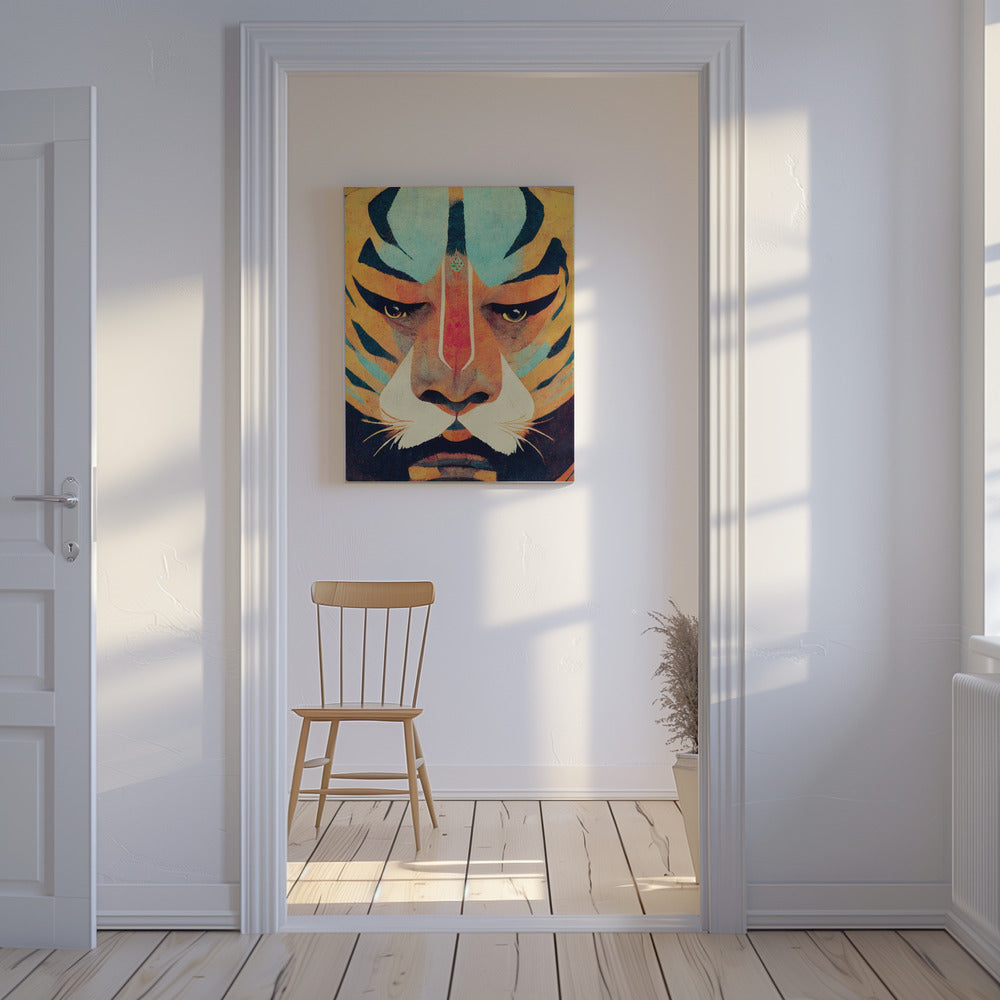 Sterk tiger | Lerretsbilder