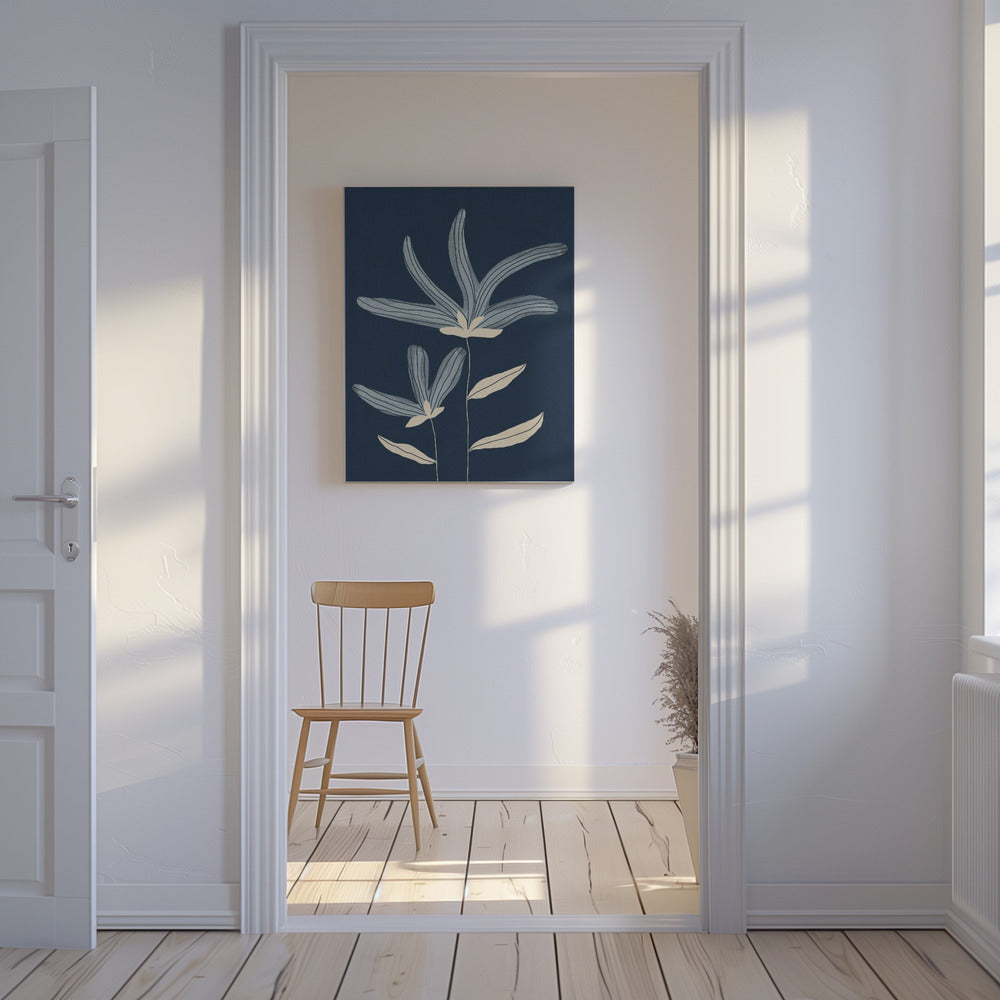 Två blommor | Canvas