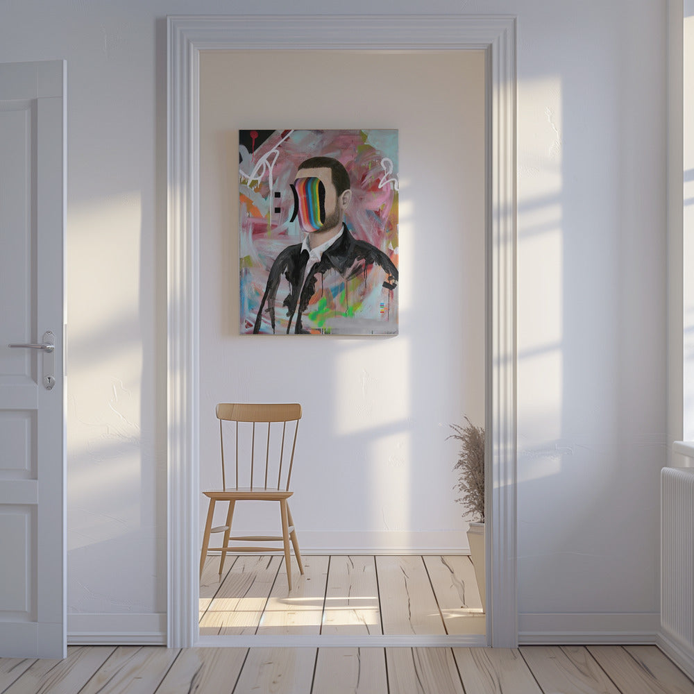 Visage souriant | Tableaux sur Toile
