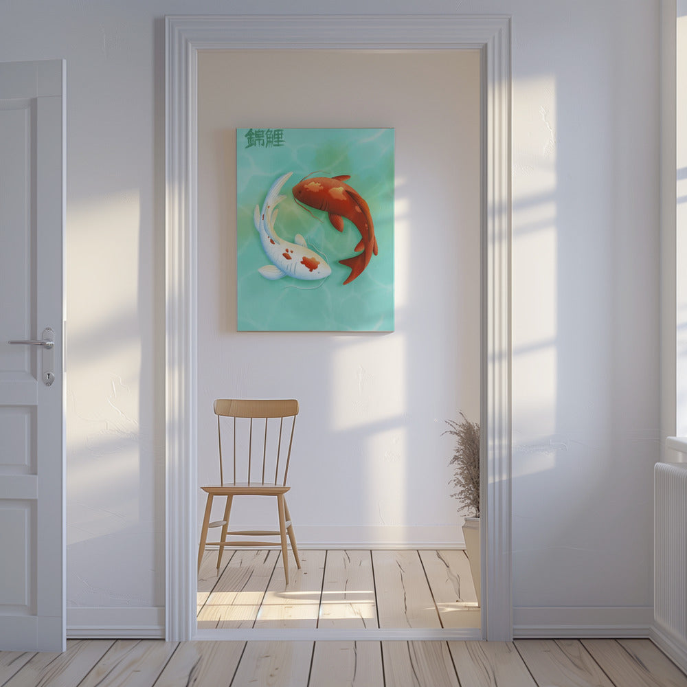 Koi-kjærlighet | Lerretsbilder