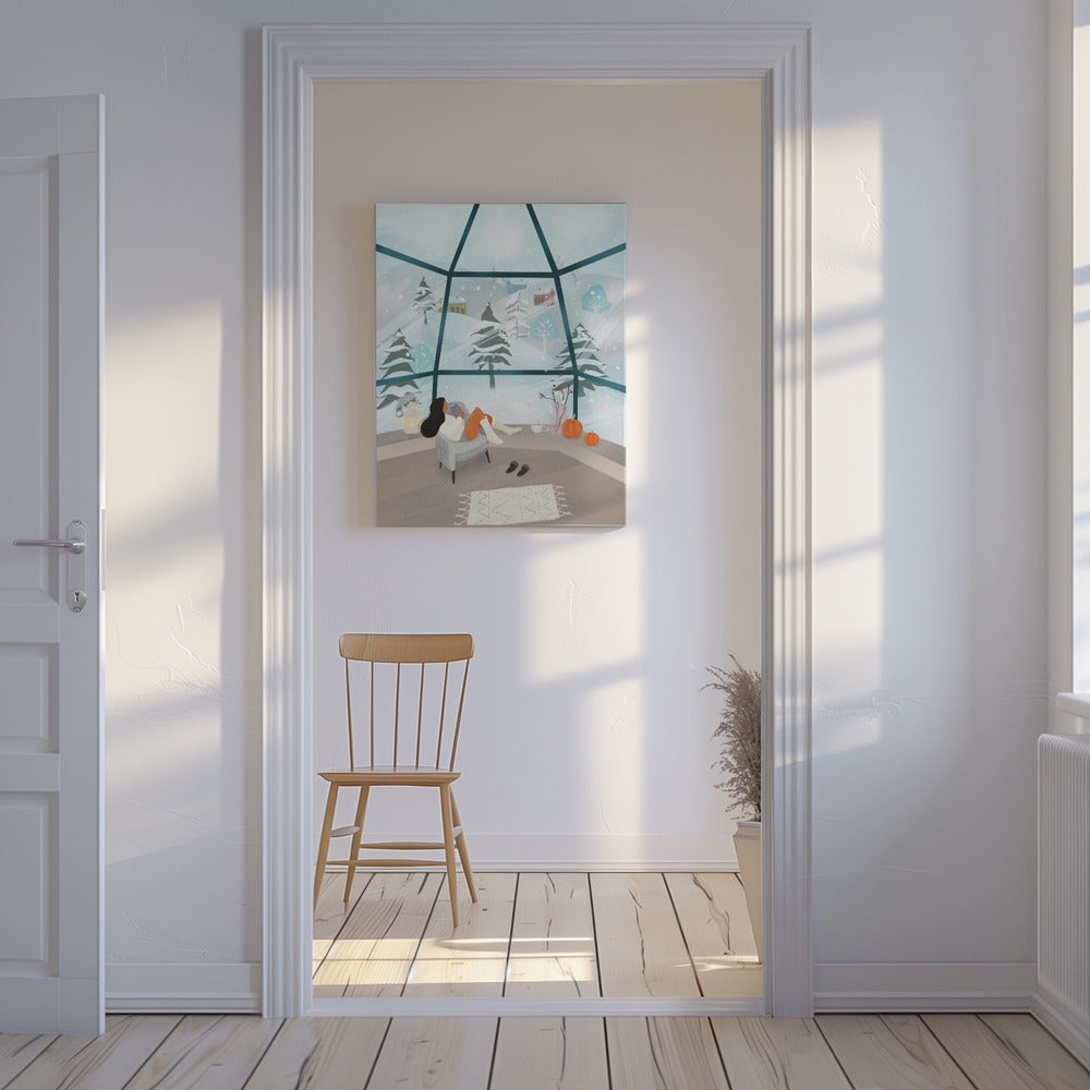 Pays des merveilles hivernales | Tableaux sur Toile