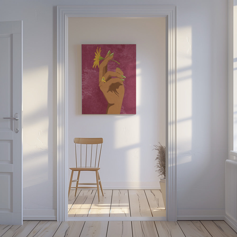 Fleur à fumer | Tableaux sur Toile