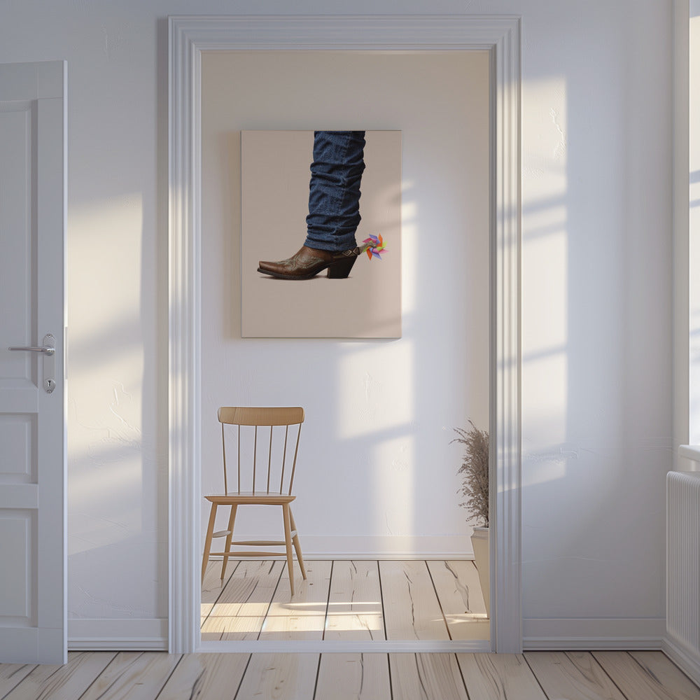 Cowboy pas sérieux | Tableaux sur Toile