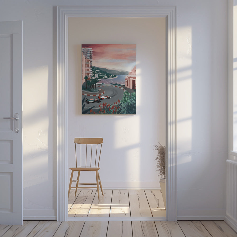 Rennstrecke von Monaco | Leinwand-Bilder