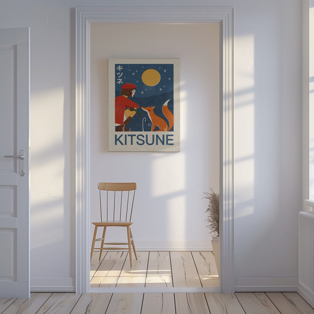 Zorro Kitsune | Impresiones en Lienzo