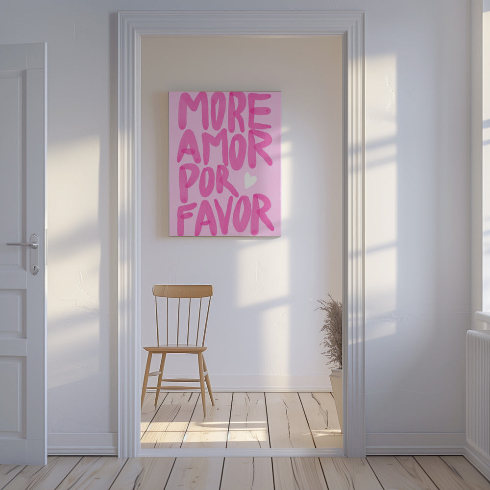 Plus d'amour s'il vous plaît | Tableaux sur Toile