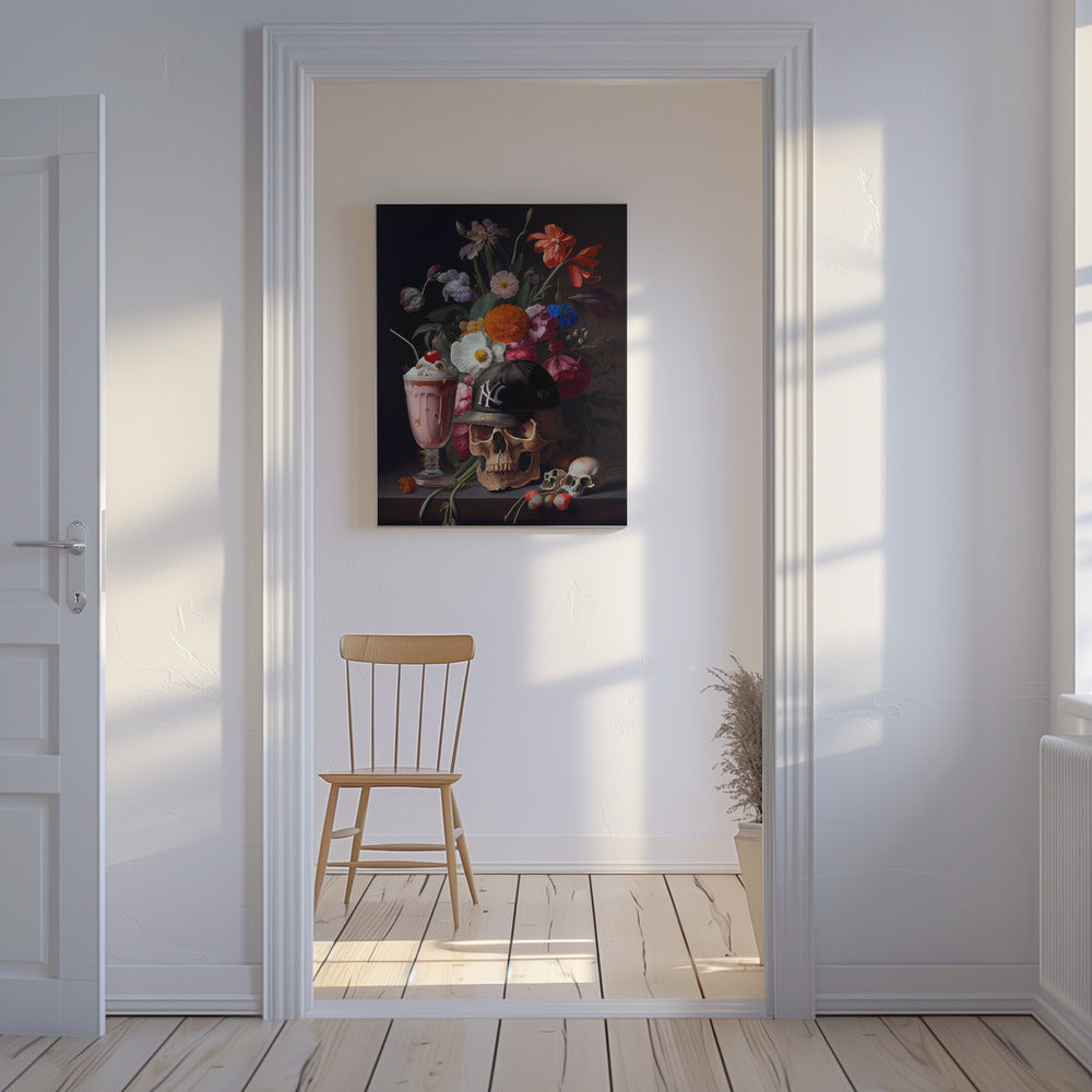 Nature morte au crâne | Tableaux sur Toile