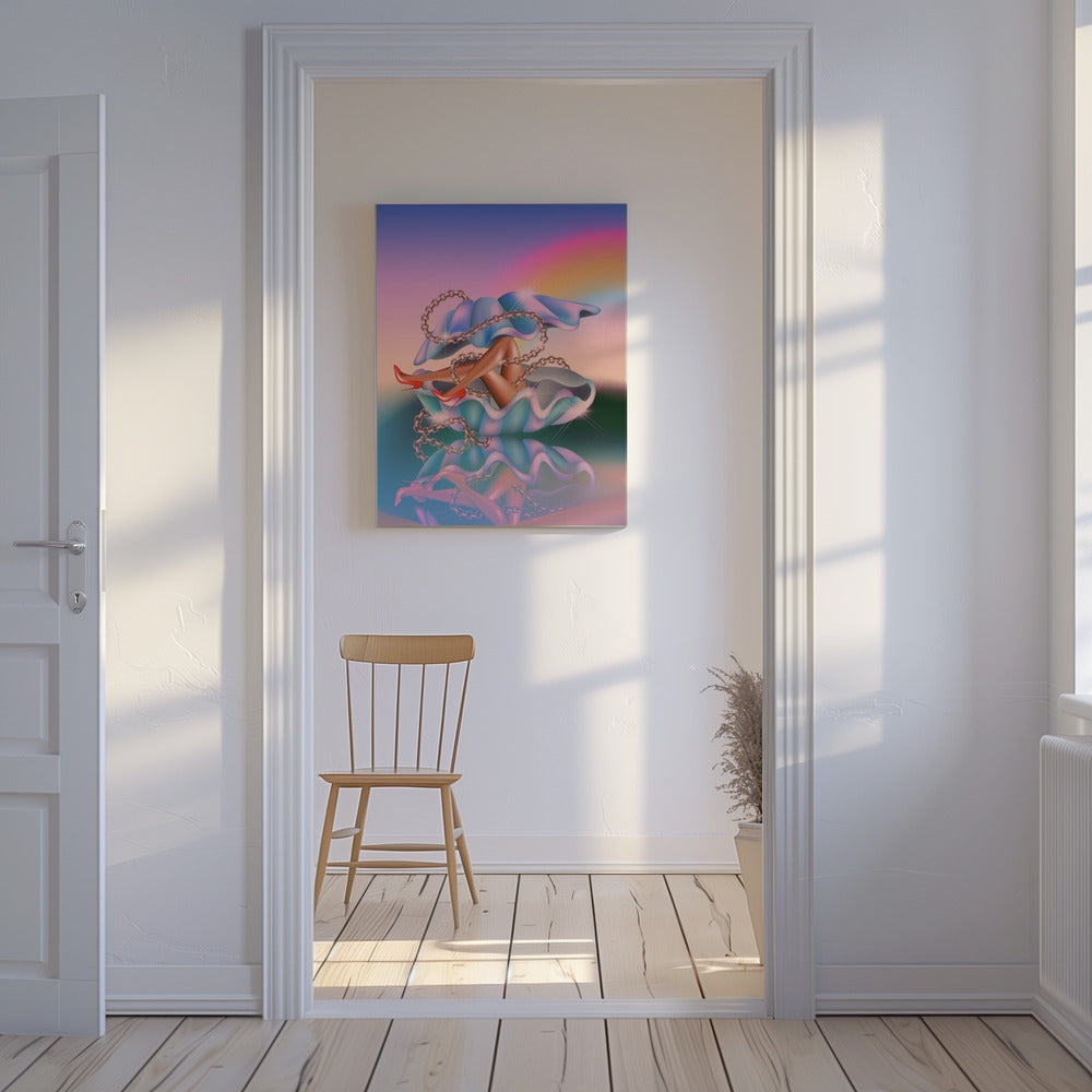 Legs In a Clam | Canvas