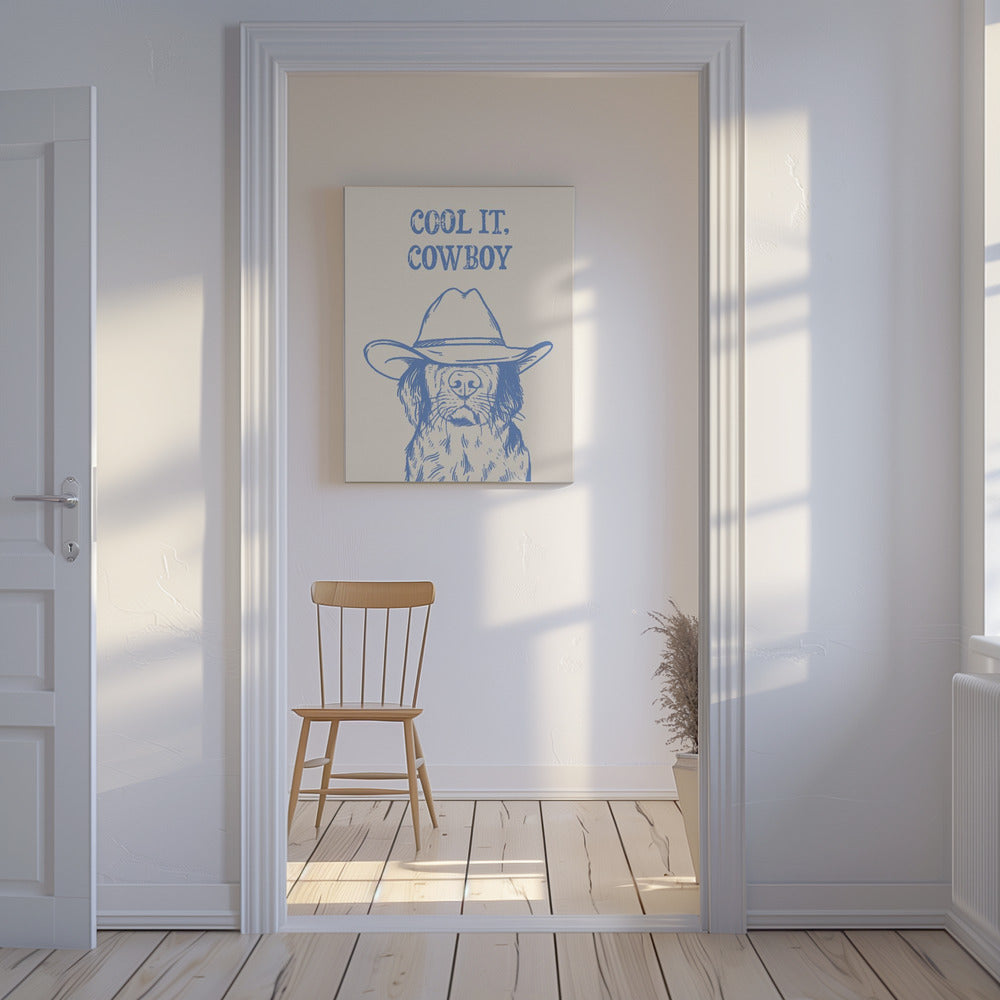 Cool it Cowboy Blue | Stampe su Tela