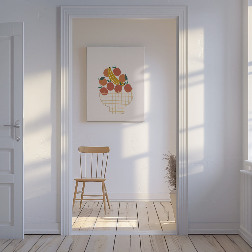 Färgglad fruktskål | Canvas
