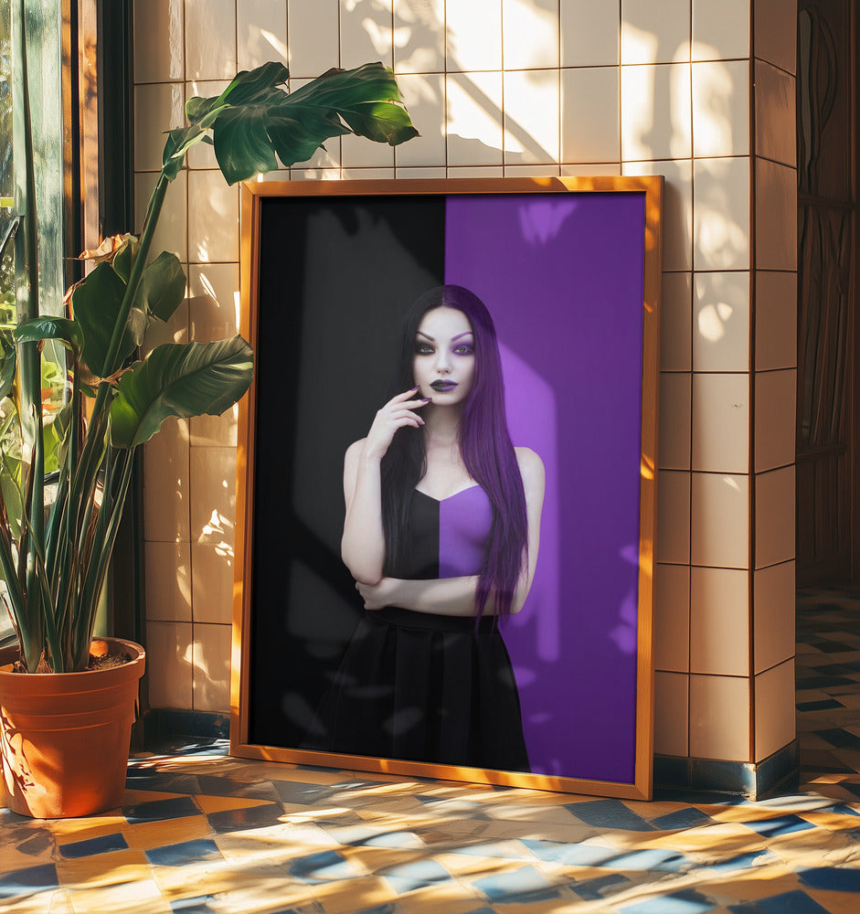 Paint it Black ... and Purple | Poster