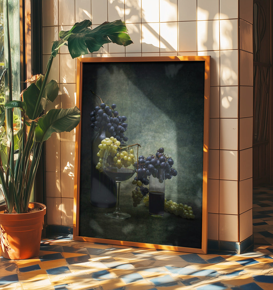 Con uvas | Posters  - Impresiones de Arte