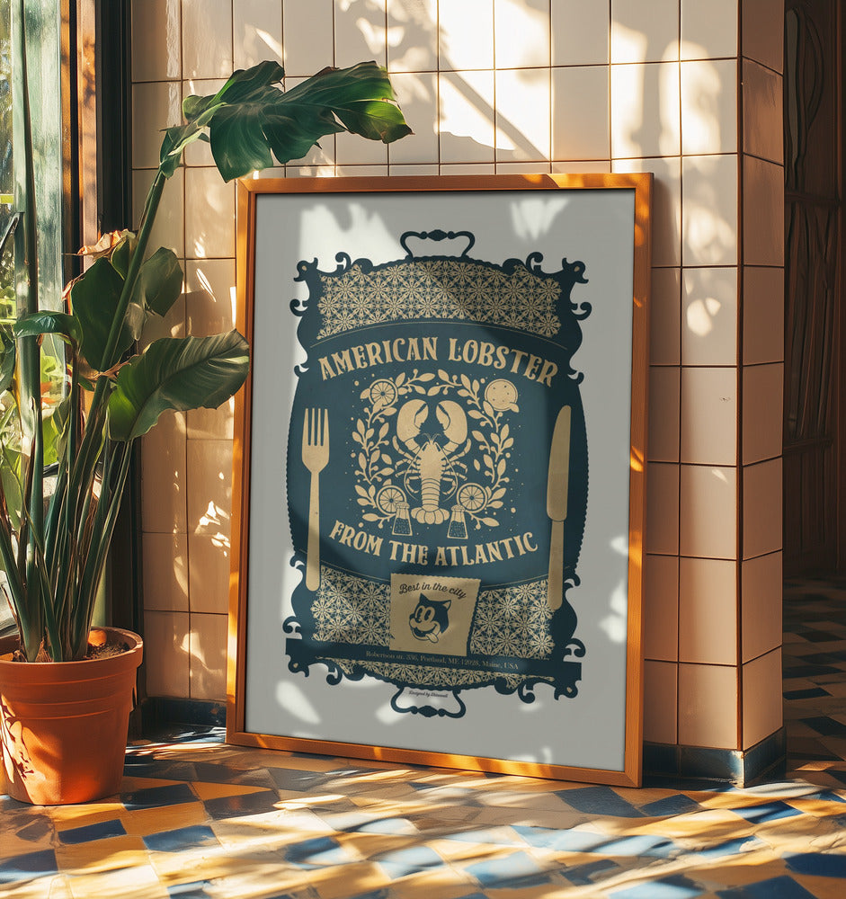Lobster Baroque Print | Poster