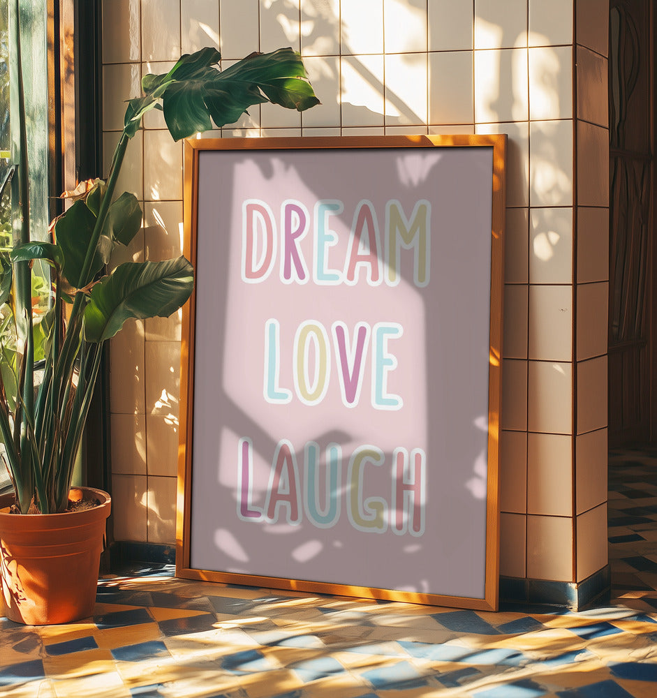 Sogno Amore Risata | Poster - Stampe d’Arte