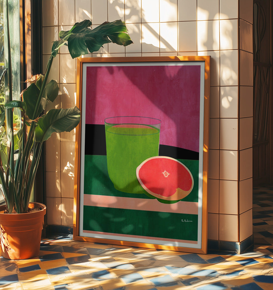 Pink, Little Grapefruit | Poster