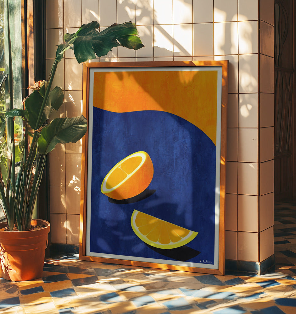 Petit Déjeuner, Deux Oranges | Poster