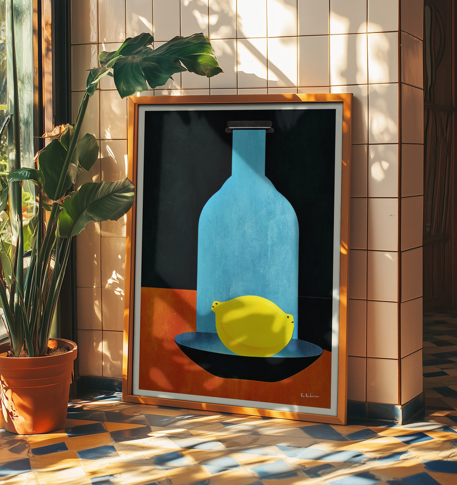 Bottle With (lonesome) Lemon : Skinny Bitch | Poster