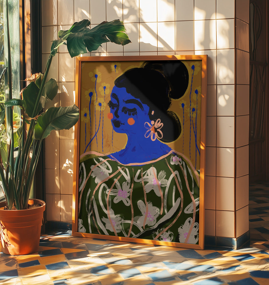 The Blue Woman | Poster