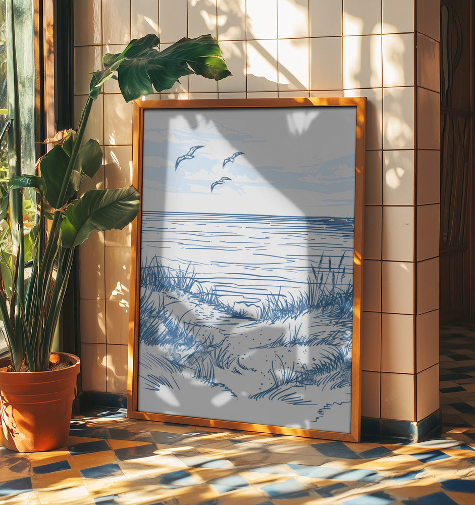 Seascape Sketch | Poster