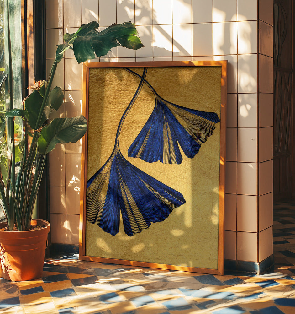 Ginko Biloba Nature Floral Art (4) | Poster
