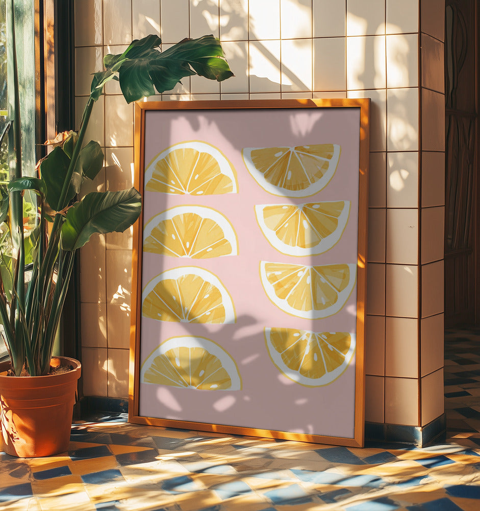 Skivade citroner | Poster