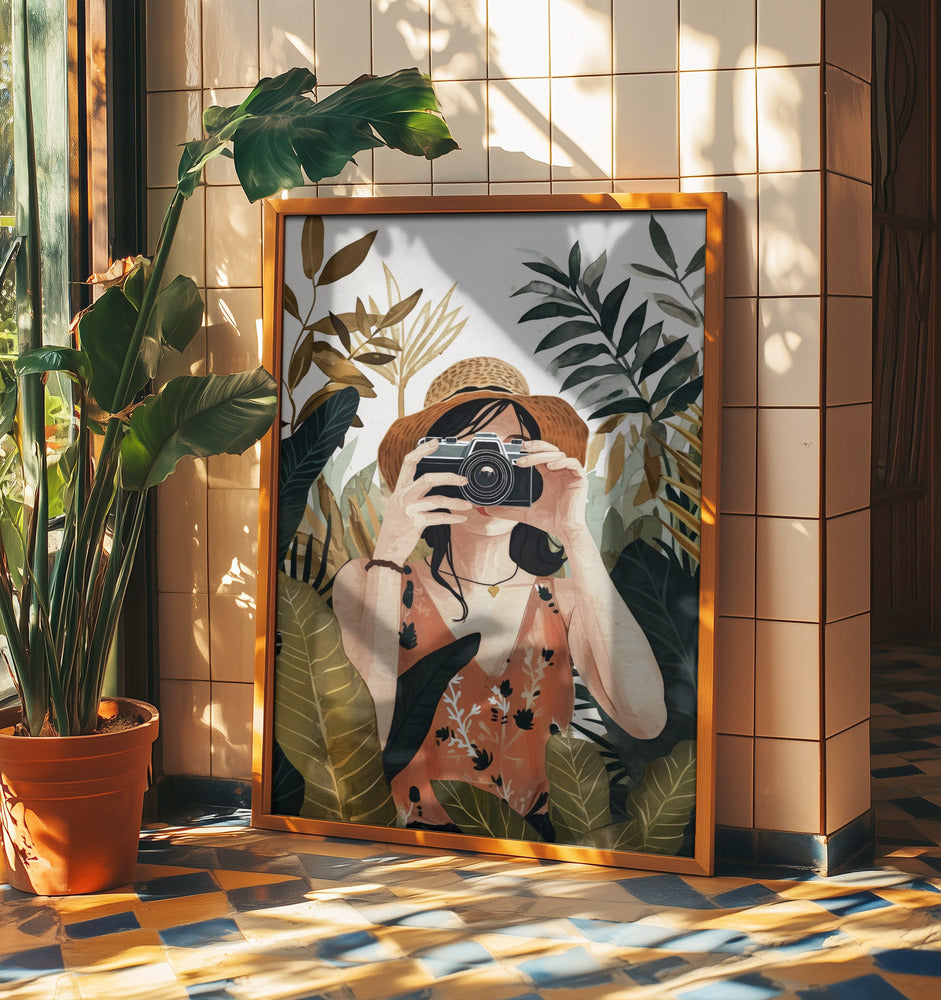 Vacation Watercolor Digital Painting (4) | Poster