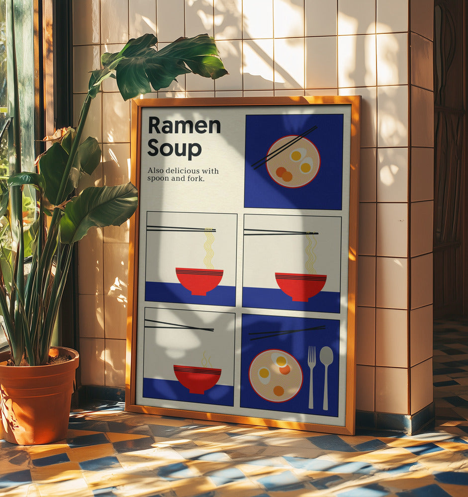 Affisch Ramensoppa | Affisch