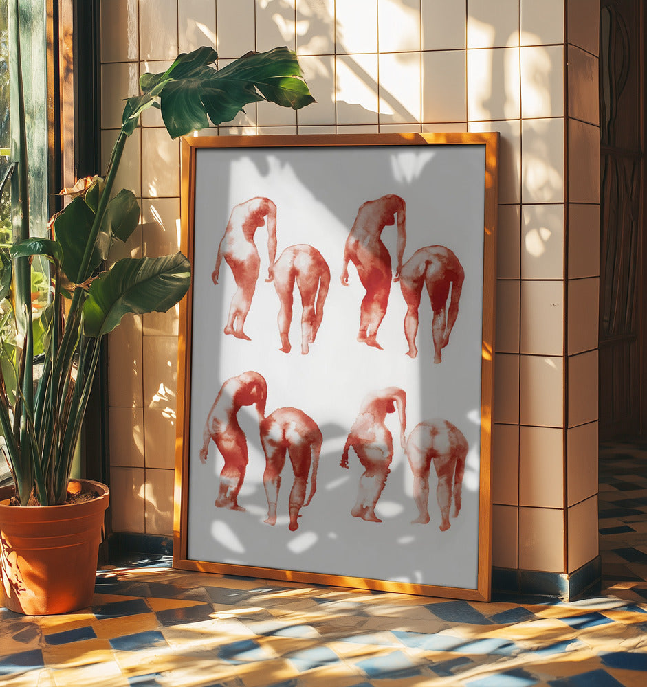 Figurbewegungsstudie 2x4 | Poster