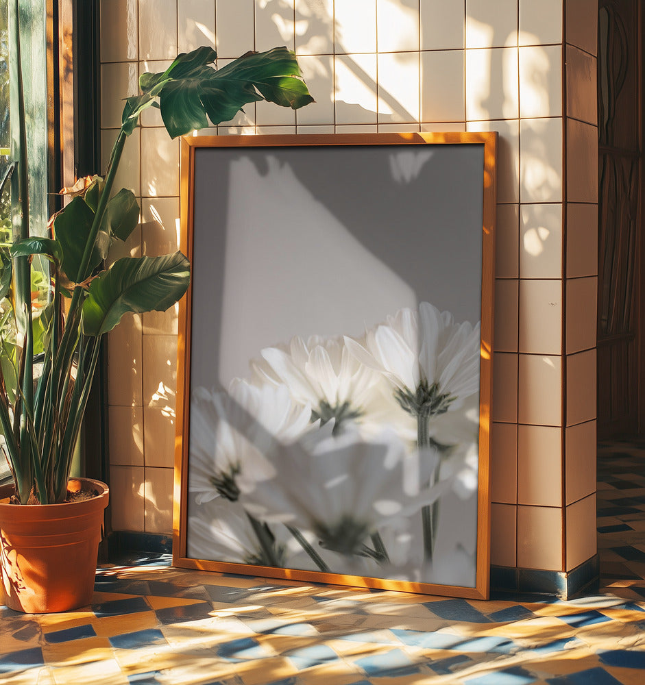 White Flowers 4 | Poster