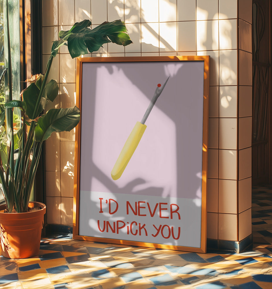 Non ti scucirei mai | Poster - Stampe d’Arte