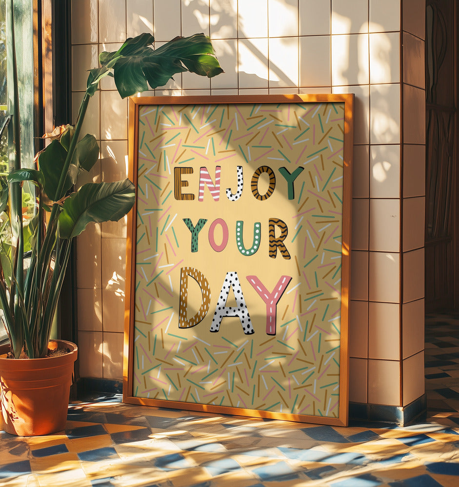 Nyd din dag | Plakater - Kunsttryk