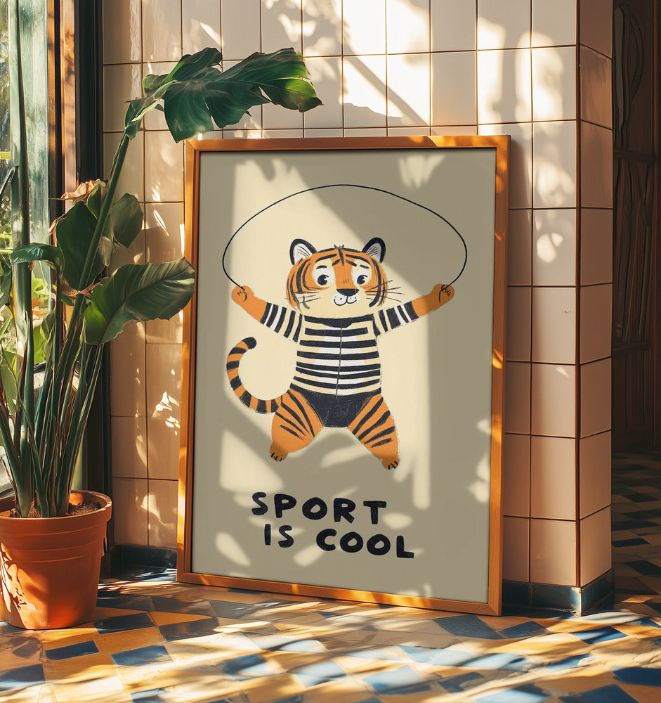 Jumping Tiger Fun | Poster
