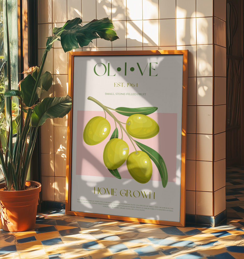 Goldene Oliven-Essenz | Poster