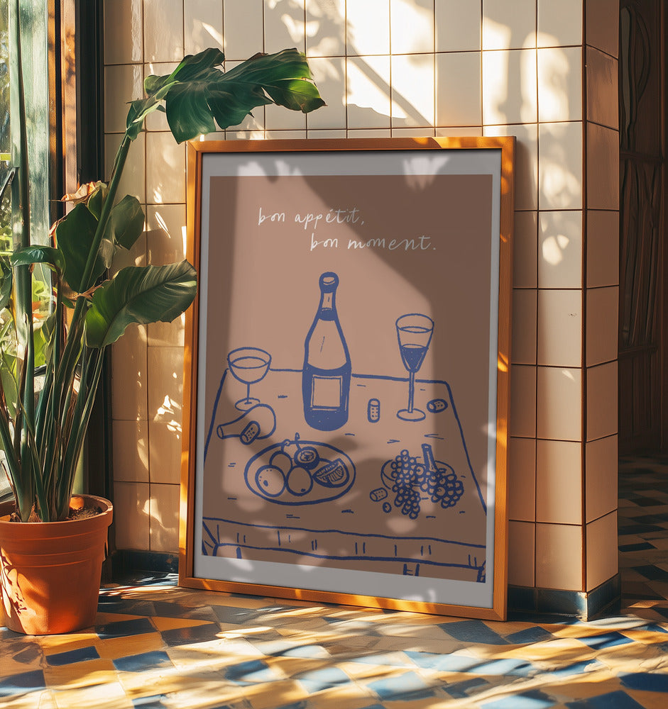 Wine and Fruits | Poster